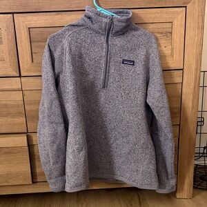 Patagonia Women’s Zip-Up Sweater in Heather Gray